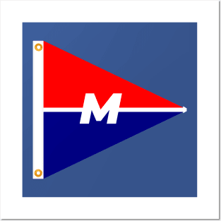 Menunketesuck Yacht Club Burgee Posters and Art